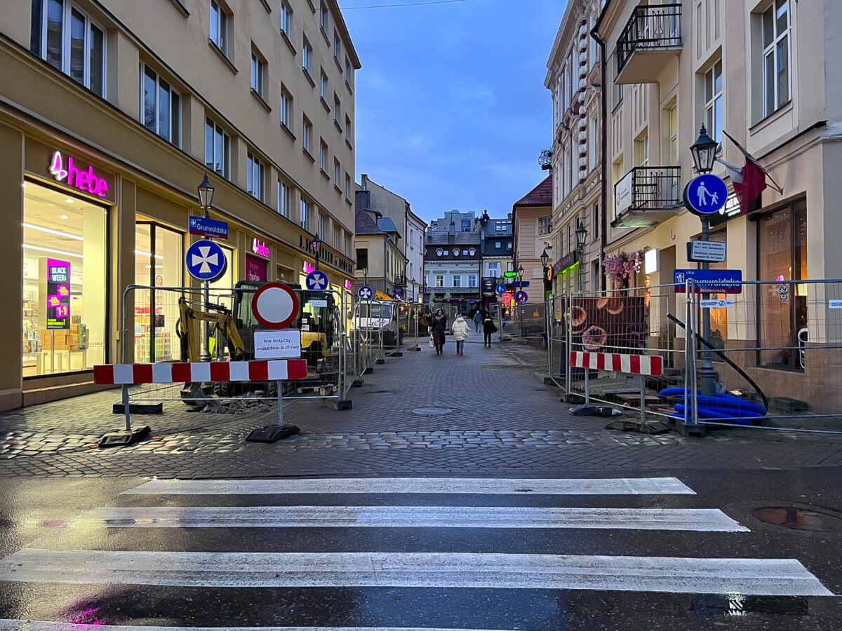 Przebudowa ul. Grunwaldzkiej w Rzeszowie [listopad 2023]